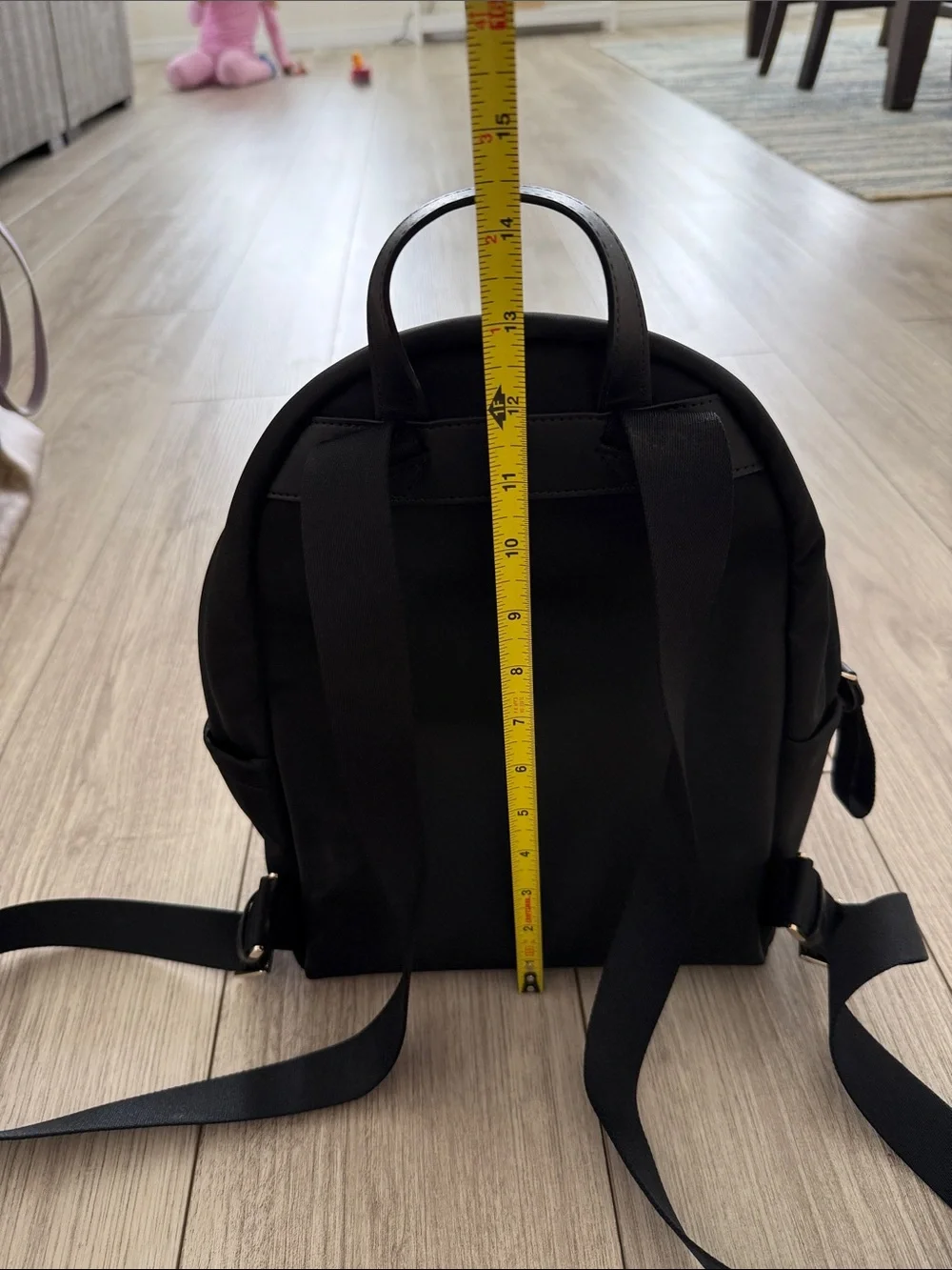Kate Spade Chelsea Medium Backpack black nylon NEW